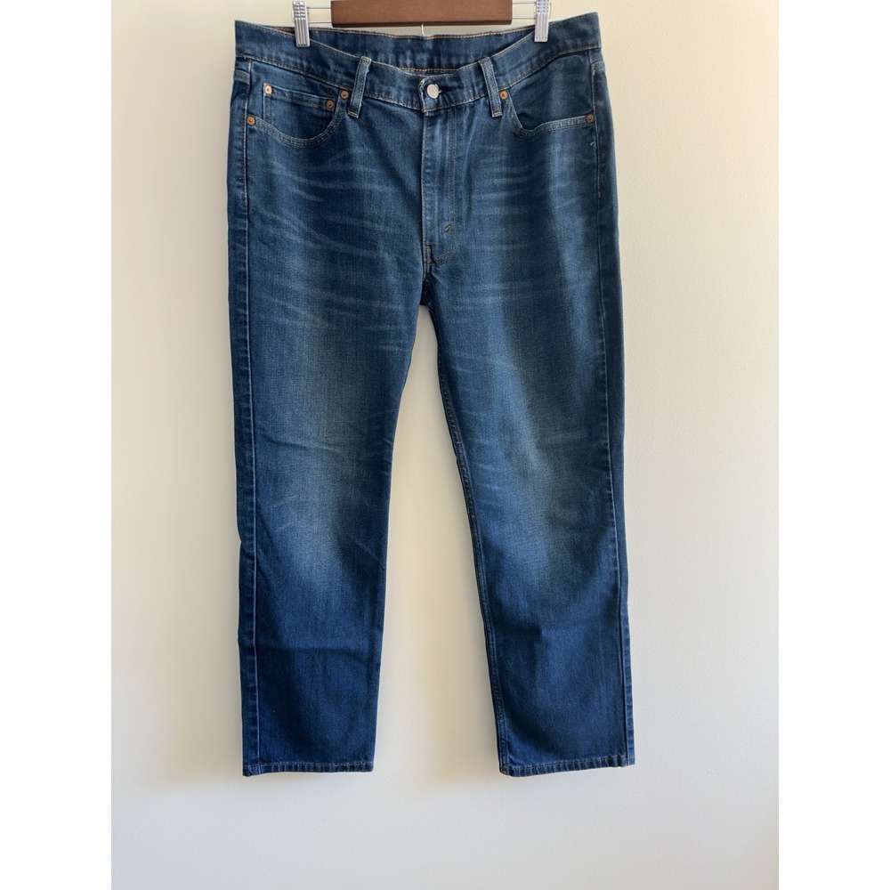 Levi's 514 Straight Leg Jeans Men's W38 L32 (Actual Inseam 30") Blue Denim 0131